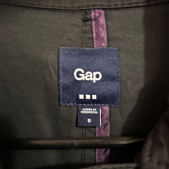 Trench Coat Black Classic Gap - Picture 4 of 5